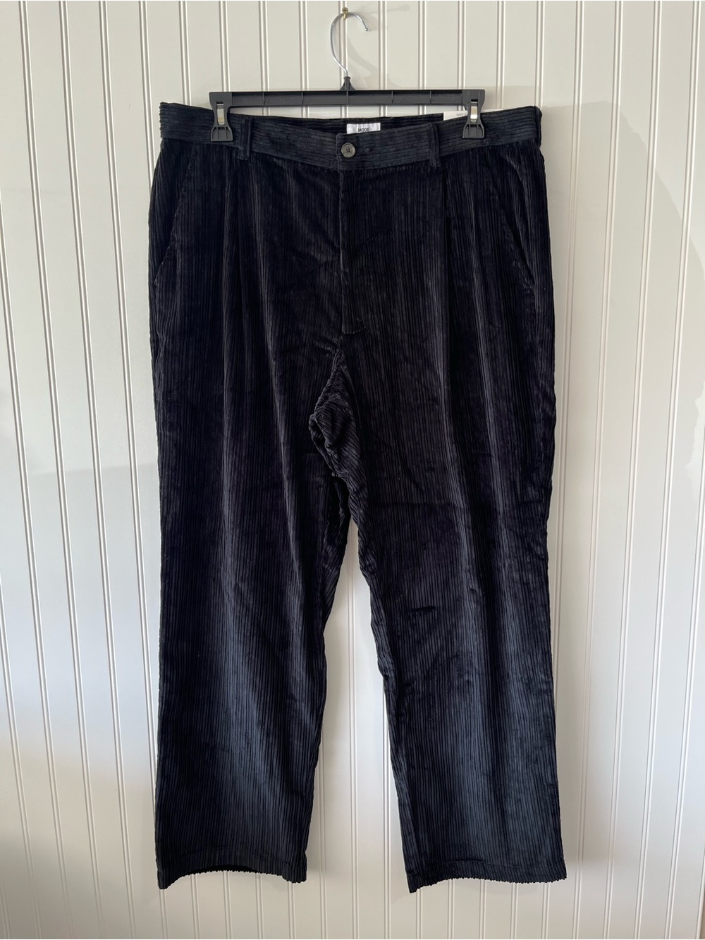 Men's Black Corduroy Pants - Comfortable Everyday Style
